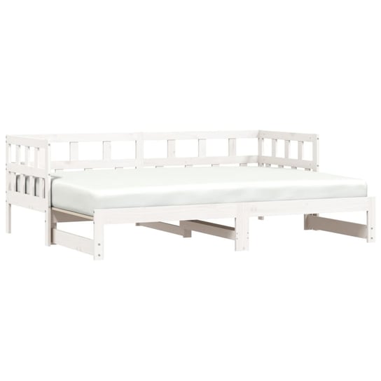 Mebel 2-w-1: Sofa-łóżko z drewnem sosnowym (193,5x Inna marka