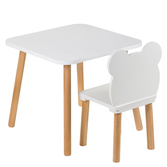 Meble dla dzieci Stolik 50/50 cm z krzesełkiem Miś Inna marka