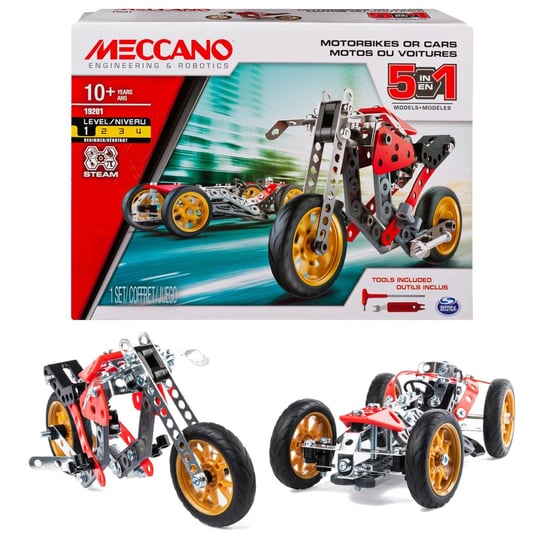 Meccano, pojazd Motor model 5w1 Meccano
