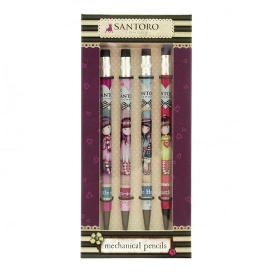 Mechaniczne ołówki, 4 sztuki Santoro London