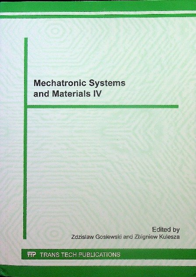 Mechatronic systems and materials IV W opisie