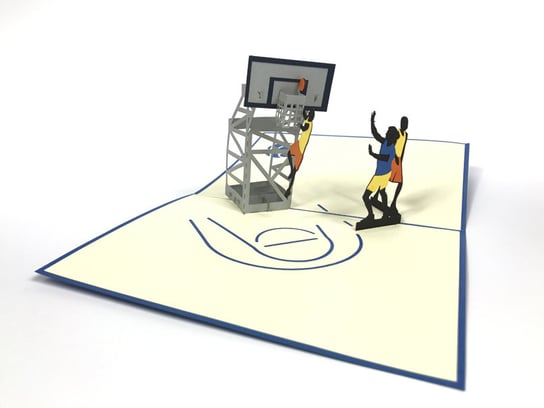 Mecz Koszykówka 3d Kartka Sport, Gratulacje NBA GrandGift