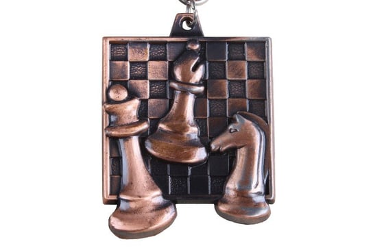 Medal Szachowy Kwadratowy - Brązowy Sunrise Chess & Games