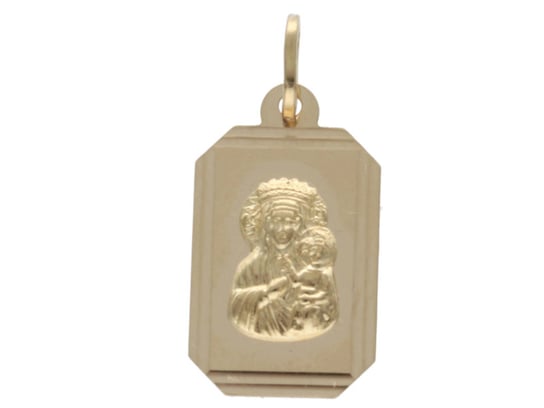 Medalik złoto 585 Chrzest Komunia Matka Boska 0,92g Lovrin
