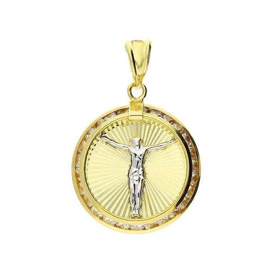 Medalik złoty Pan Jezus w kole LP 51U0-STP0011-1-TC próba 375 Sezam