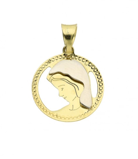 Medalik złoty z wizerunkiem Matki Boskiej nr OS 129-L105 próba 585 Sezam