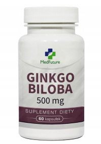 Medfuture, Ginkgo Biloba 500 Mg, Suplement diety, 60 kaps. MedFuture