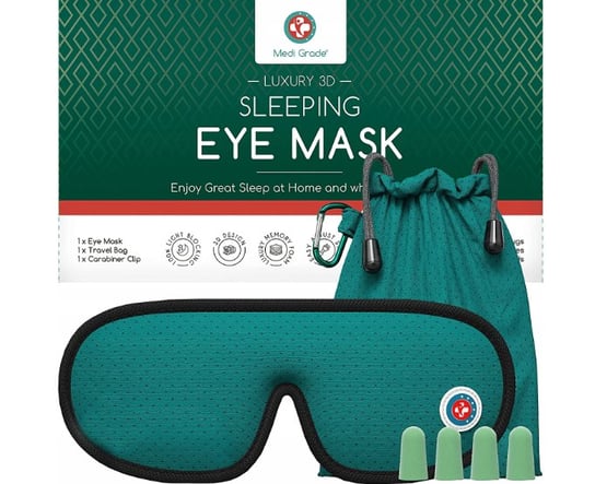 Medi Grade, Maska opaska na oczy do spania 3D SOFT MediGrade