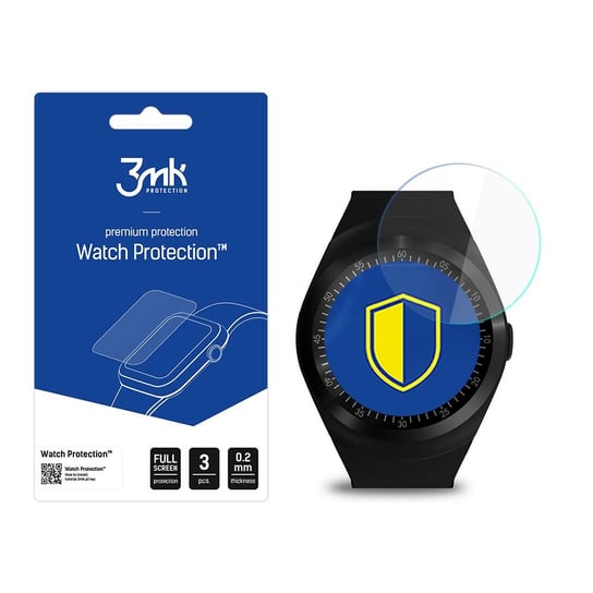 Media-Tech Round Watch GSM MT855 - 3mk Watch Protection™ v. FlexibleGlass Lite 3MK