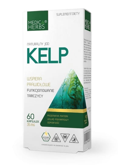 Medica Herbs Kelp 35 mg - Suplement diety, 60 kapsułek Medica Herbs