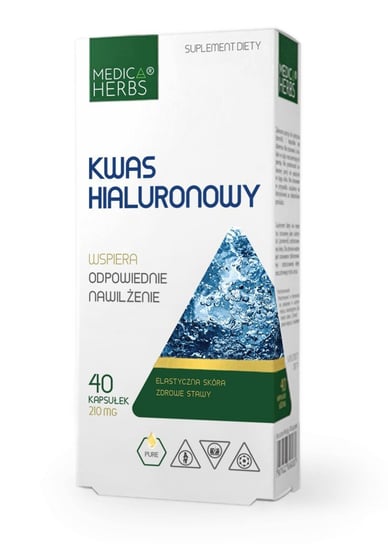 Medica Herbs Kwas hialuronowy 210 mg - Suplement diety, 60 kaps. Medica Herbs