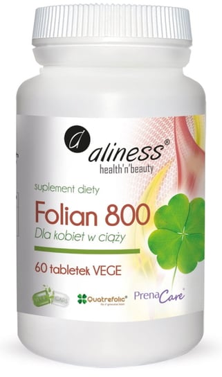MedicaLine, Aliness Folian dla kobiet w ciąży 800 µg, 60 tabl. MedicaLine