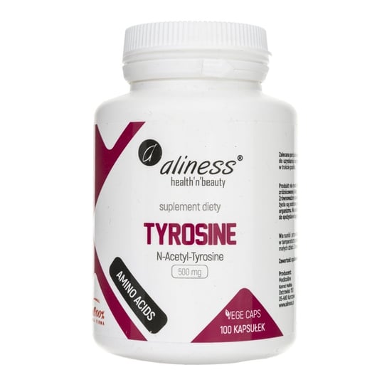 MedicaLine, Aminokwasy, Aliness N-Acetyl-Tyrosine 500 mg, 100 kapsułek MedicaLine