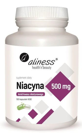 MedicaLine, Niacyna amid kwasu nikotynowego 500 mg,  Suplement diety, 100 kaps. MedicaLine