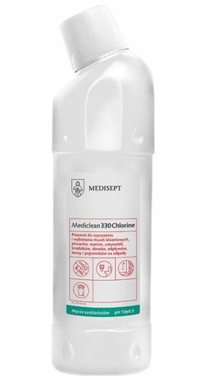 Mediclean 330 Chlorine Żel wybielający do łazienek i WC 750ml Medisept