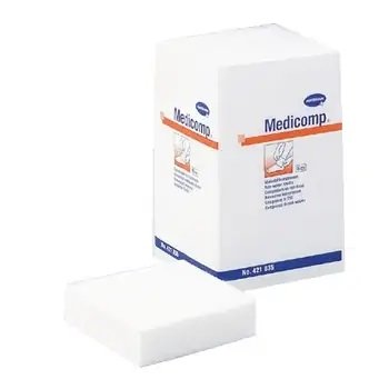 Medicomp, Kompres niejałowy 7,5cm x 7,5cm 4-wastwowy, 100 sztuk Paul Hartmann