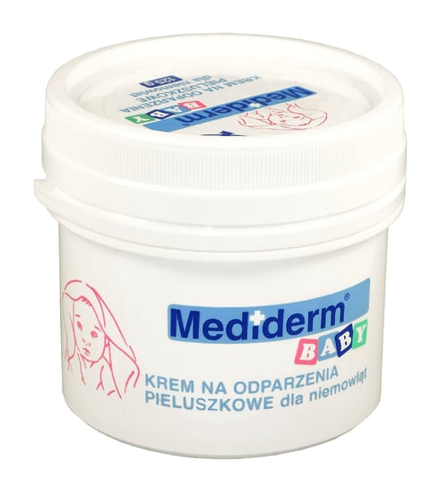 Mediderm Baby, Krem na odparzenia pieluszkowe dla niemowląt, 125 g Mediderm Baby