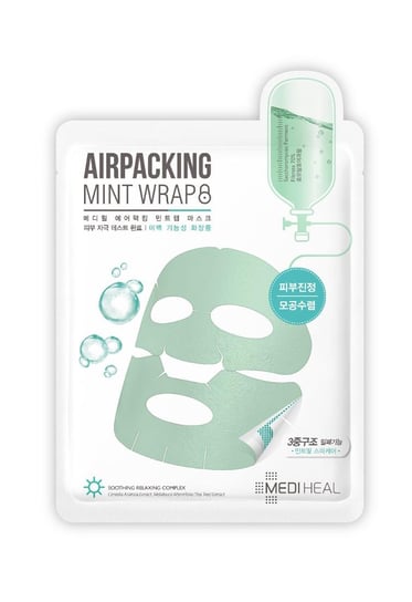 Mediheal, Air Packing Mint Wrap, maska kojąca, 20 ml Mediheal
