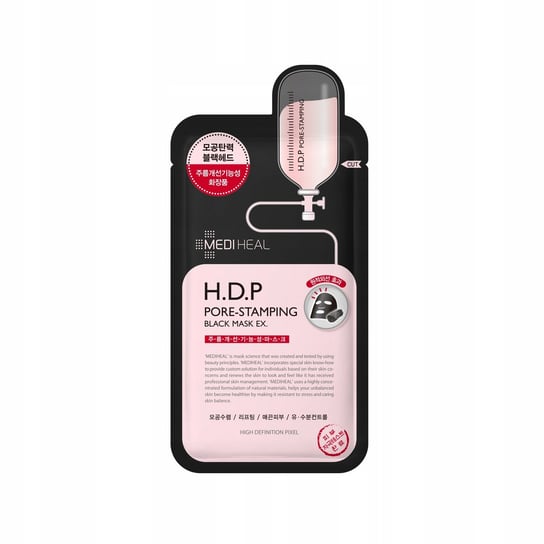 Mediheal H.D.P. BLACK Maska w płachcie z węglem drzewnym oczyszcająca 25ml Mediheal