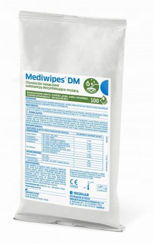 Medilab - Mediwipes DM, Wkład z chusteczkami, 100 szt. MEDILAB