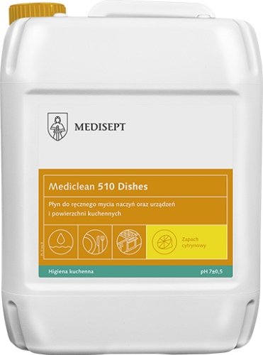 Medisept Mediclean 510 Dishes Cytrynowy 5L Medisept