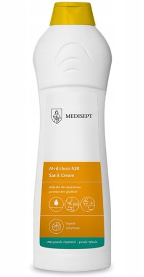 MEDISEPT Mediclean 520 Sanit Cream 600ml mleczko do czyszczenia Medisept