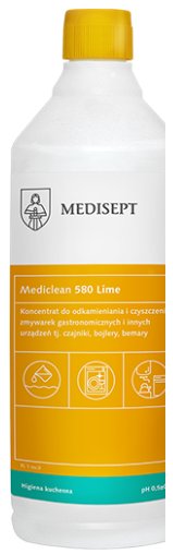 MEDISEPT Mediclean 580 Lime 1L odkamieniacz do zmywarek i innych urządzeń Medisept