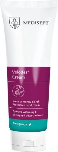 MEDISEPT Velodes Cream 100ml Delikatny krem do pielęgnacji skóry rąk i ciała Medisept