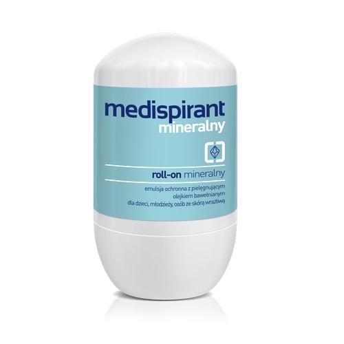 Medispirant, Antyperspirant mineralny roll-on, 40 ml Medispirant