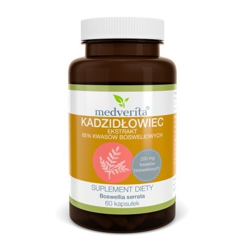 Medverita Kadzidłowiec Ekstrakt 65 % Suplement diety, 60 kaps. Medverita