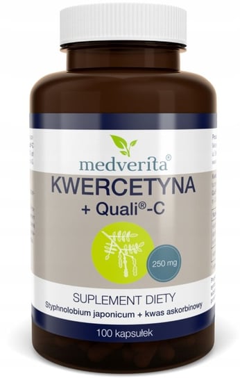 Medverita, Kwercetyna + Quali-C witamina C,  Suplement diety, 100 kaps. Medverita