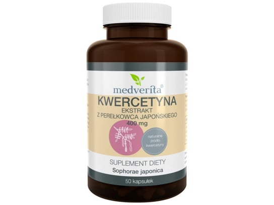 Medverita, Suplement diety, Kwercetyna 400 mg, 50 kapsułek Medverita
