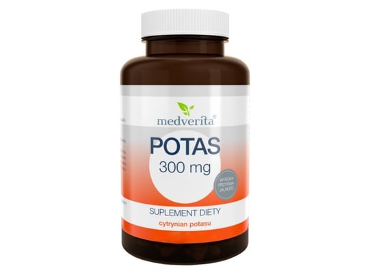 Medverita, Suplement diety, Potas 300 mg, 60 kapsułek Medverita