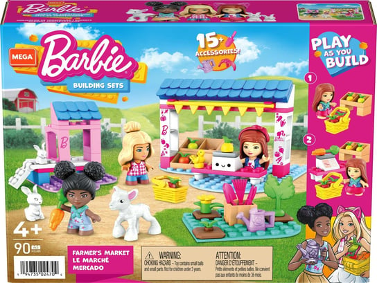 Mega Barbie Targ farmerski Zestaw klocków + figurki MEGA CONSTRUX