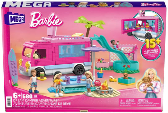 MEGA Barbie, Zestaw klocków Przygodowy Wymarzony Kamper HPN80 Mega