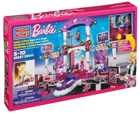Mega Bloks, Barbie, Build 'n Style, klocki Scena Rokowa Mega Bloks