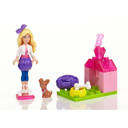 Mega Bloks, Barbie, klocki Barbie i jej pupilek Mega Bloks