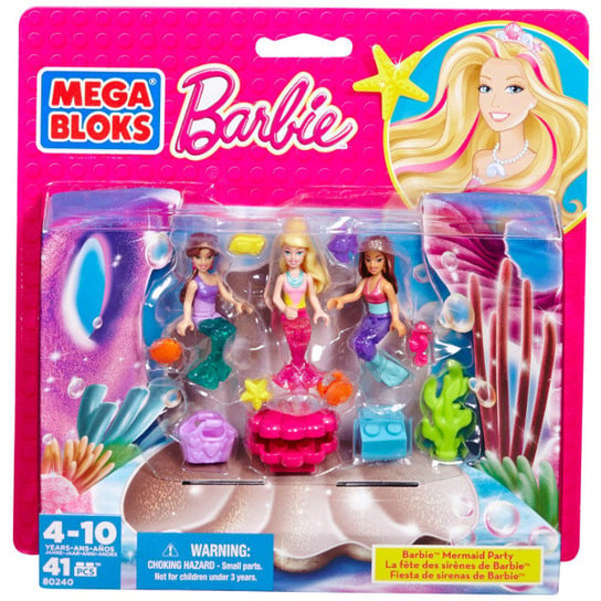 Mega Bloks, Barbie, klocki Przygody syrenki Mega Bloks