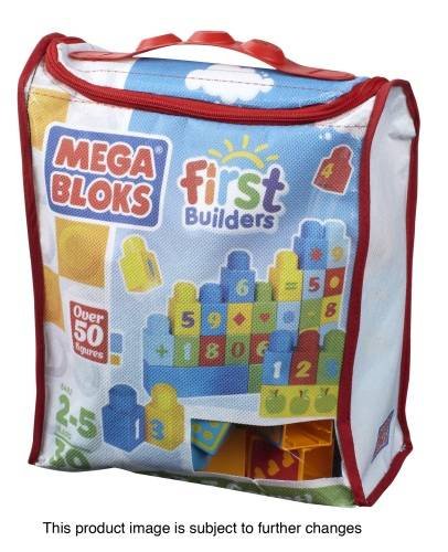 Mega Bloks, First Builders, klocki Buduj i ucz się liczyć 123 Mega Bloks