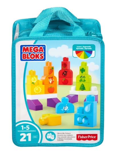 Mega Bloks, First Builders, torba z klockami Mega Bloks