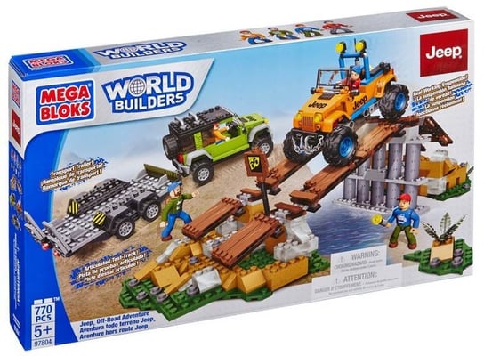 Mega Bloks, Jeep, World Builders, klocki Off-Road Mega Bloks