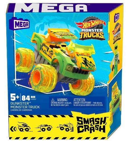 Mega Bloks, Zestaw konstrukcyjny Hot Wheels Gunkster Monster Truck Mega Bloks