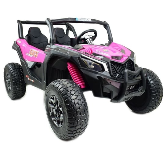 Mega Buggy Sxs Dla 2 Dzieci 2x120w Różowe, Super Moc, Przesuwane ...