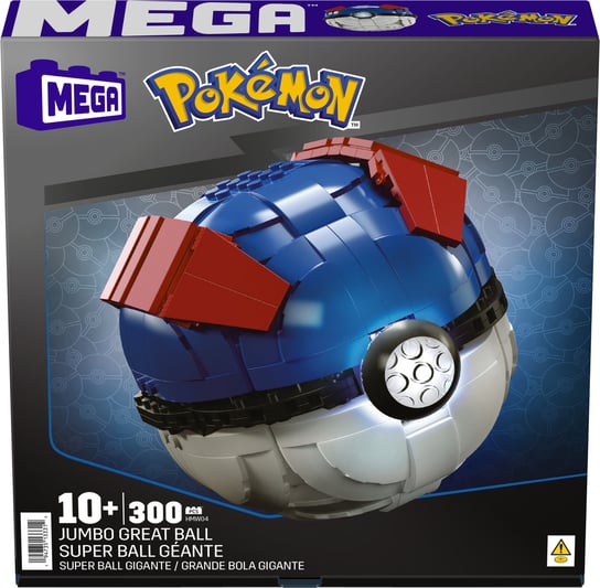 Mega Construx, Klocki konstrukcyjne Pokemon, GreatBall, HMW04 Mega