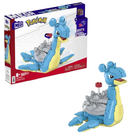 Mega Construx, Pokemon Lapras HKT26, klocki konstrukcyjne Mega