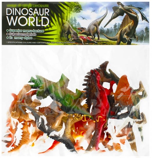 Mega Creative, Dinozaury figurki 12 szt. 454268 Mega Creative
