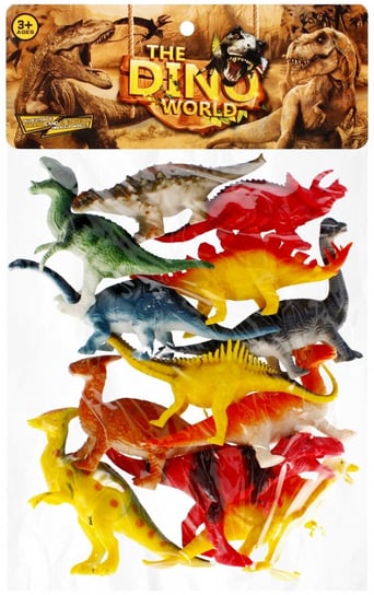 Mega Creative, Dinozaury figurki, 12 szt. 498698 Mega Creative