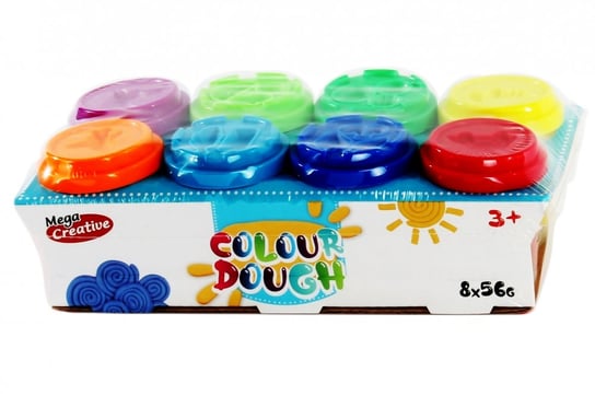 Mega Creative, masa plastyczna Colour Dough, 8 kolorów Mega Creative