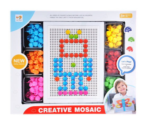 Mega Creative, Mozaika kreatywna do układania, 180 elementów, 460026 Mega Creative