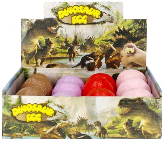 Mega Creative, wyciskany Dinozaur antystresowy, 6 cm Mix, 500740 Mega Creative